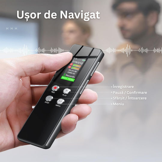 Înregistrator De Voce ED559 Cu Memorie Internă 128GB