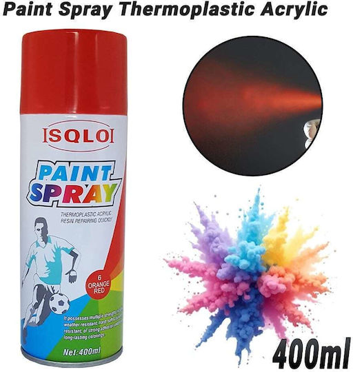 Spray Paint Acrylic Orange-Red 400ml