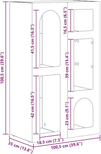Cabinet de depozitare L59xW35xH100.5buc