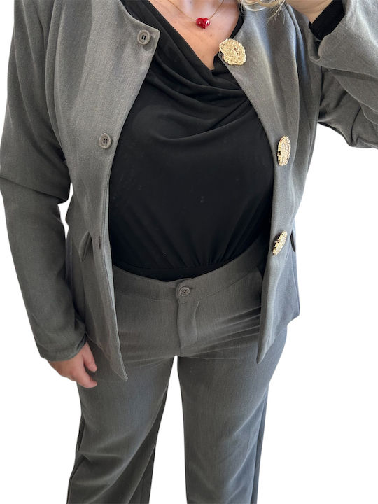 Women's Gray Suit