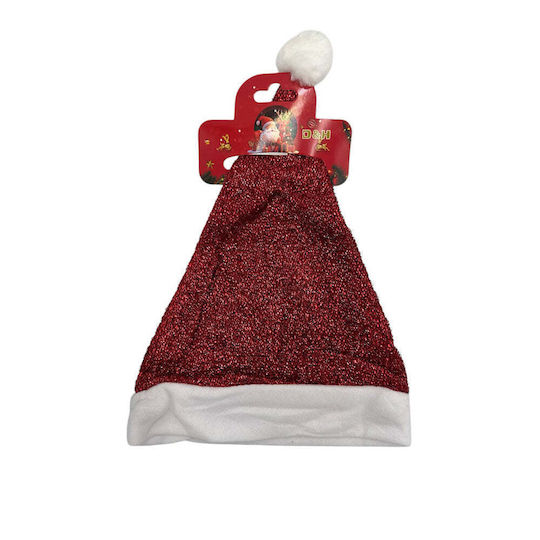 Weihnachtsbekleidungsaccessoires Glitter Kappen 35 cm Rote Oder Grüne – 1 Stück