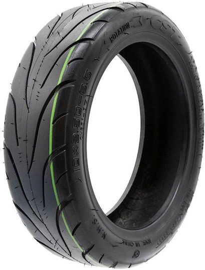 CST Reifen für Elektro-Roller Schlauchloser Reifen 10x2.5-6.5 in Schwarz Farbe 32961