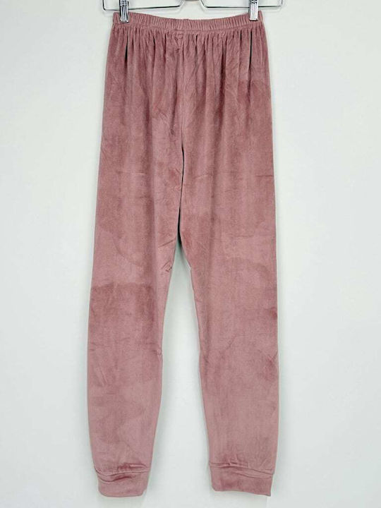 Notte Stella Notte Stella Damen Schlafanzug Set Baumwollene Winter Apfel