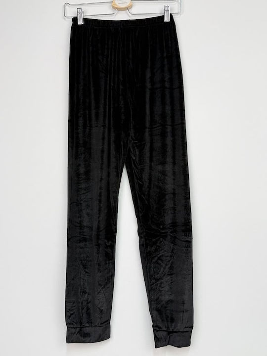 Notte Stella Winter Women's Pyjama Set Black, Beige
