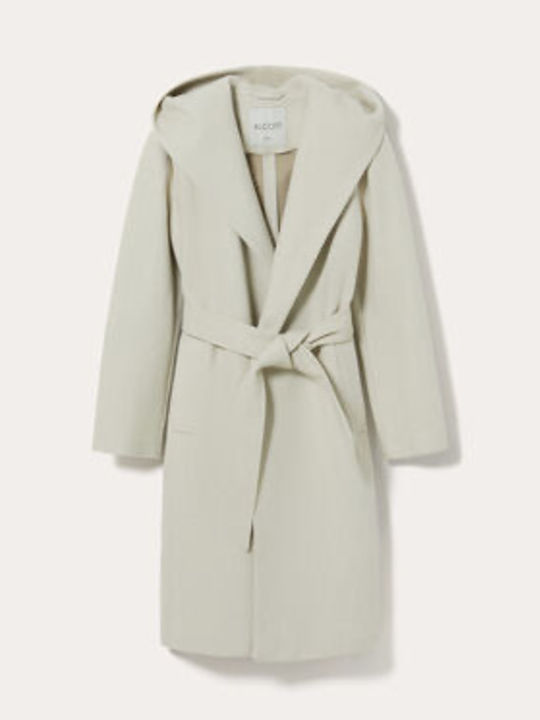 Γυναικείο Off White Παλτό