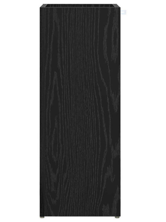 vidaXL Ομπρελοθήκη Ξύλινη Μαύρη 25x24.5x64cm