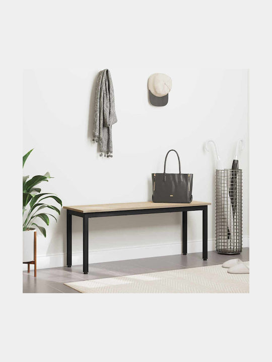 Ess- und Küchenstühle mit Hölzernes Oberfläche Grau 3Stücke 110x35x45cm