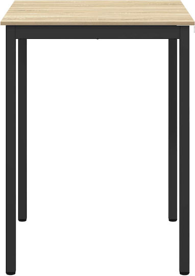Wooden Bar Table Brown 80x80x105cm
