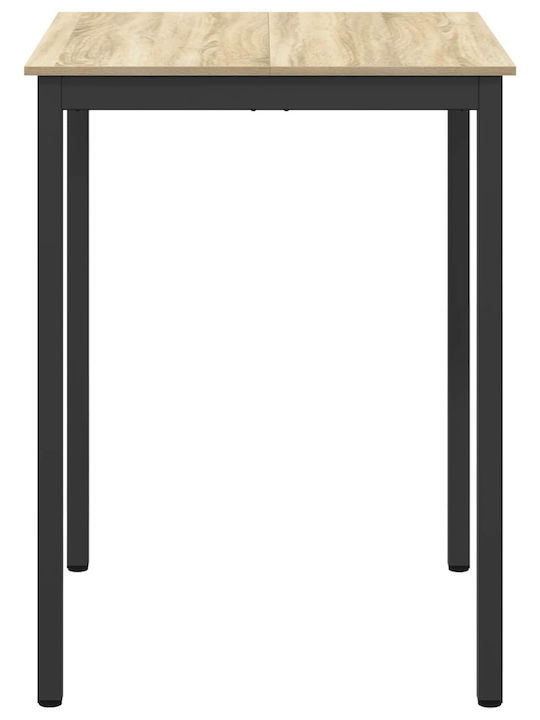 Table Dining Room Wooden Gray 80x80x105cm