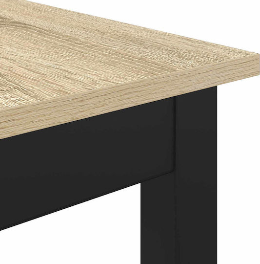 Wooden Bar Table Brown 80x80x105cm