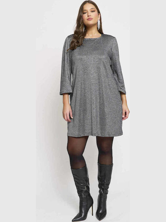 Mini Abendkleid Silber