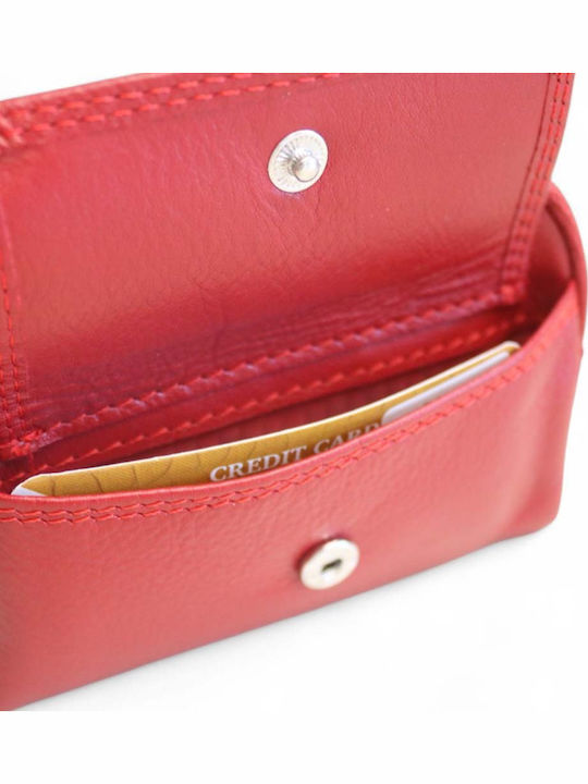 Leather Women's Wallet Classic Red