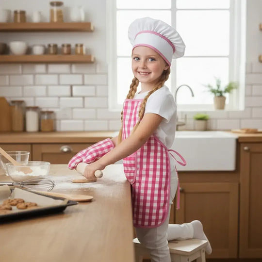 Children's Chef Set 7 Pieces Iso Trade Little Chef Set Educational Toddlers 3-8 Years