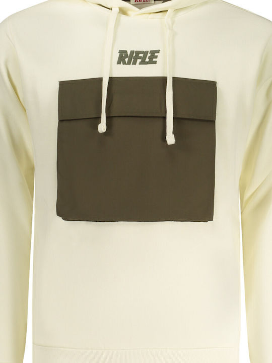 Sweatshirt with Hood White