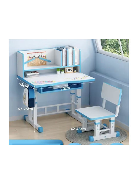 Kids Desk made of Melamine Blue