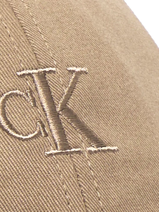 Calvin Klein Embroidered Monogram Cap Women's Brown Lv04k5024g-vfu