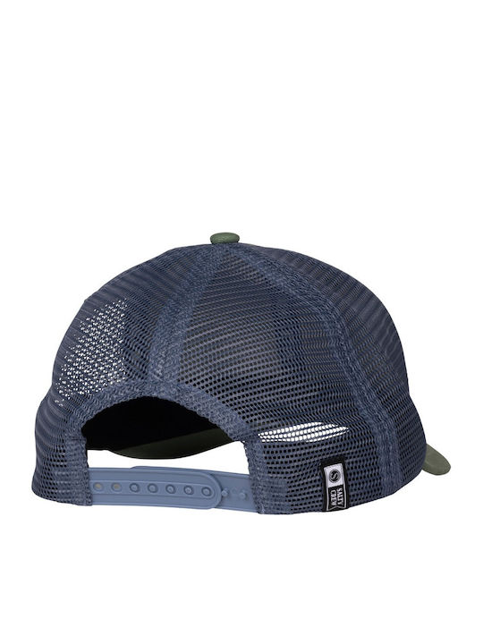 Salty Crew Big Blue Amadeo Retro Trucker Cap Mid Green Navy