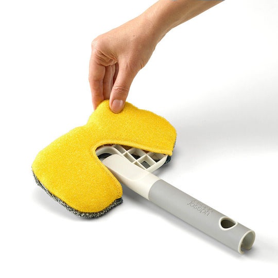 Surface Cleaner 2 in 1 Joseph Joseph Cleantech 6500012 18.5 Cm Soft Handle Grey Yellow