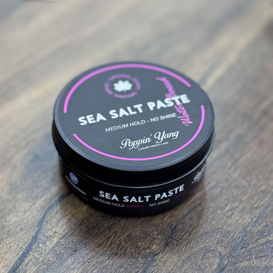 Poppin Yang Sea Salt Paste για Μεσαίο Κράτημα & Ματ Αποτέλεσμα 108gr