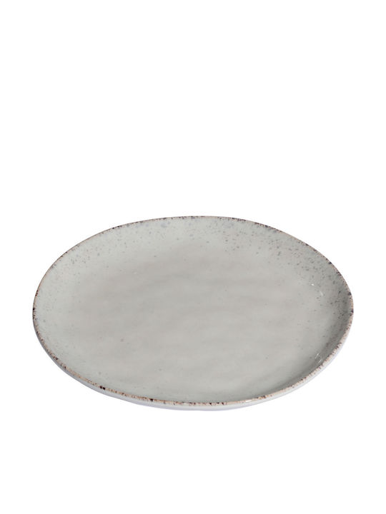 Estia Vignette Stoneware Teller Untiefe Keramik Gray mit Durchmesser 27cm
