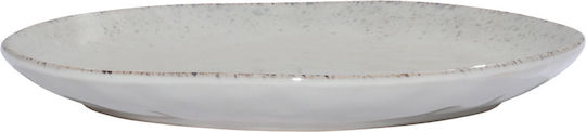Estia Vignette Stoneware Чиния Плитко Керамика Сив с Диаметър 27см