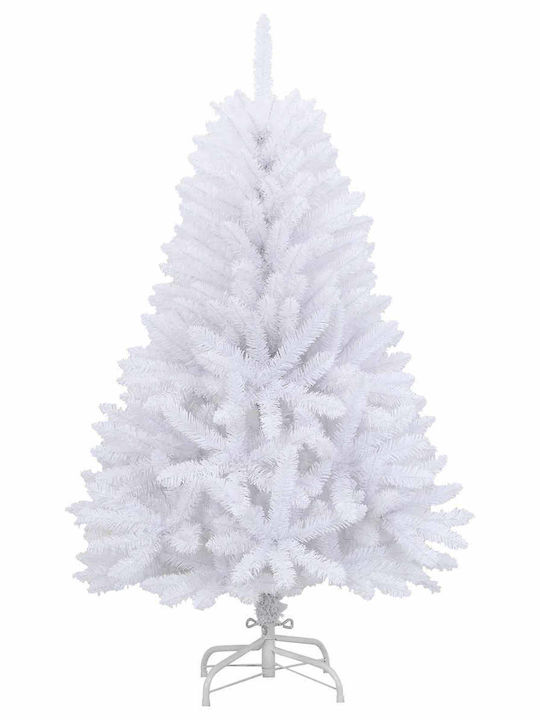 Weihnachtsbaum Künstlicher 120cm mit LED-Beleuchtung Weiß
