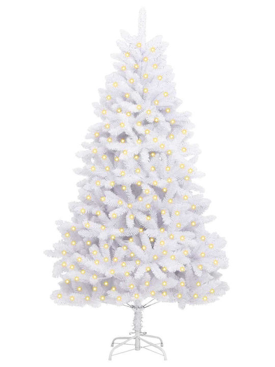 Brad de Crăciun Artificial 240cm cu Iluminare LED Alb