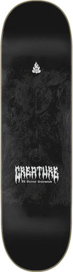 Creature 8.375" Skateboard Shortboard Black
