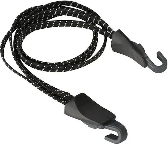 Verk Group Elastischer Fahrradträger-Gurt Haken 60cm Schwarz