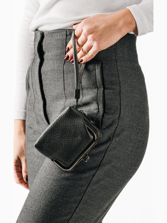 Klein Damen Geldbörse Klassisch Schwarz