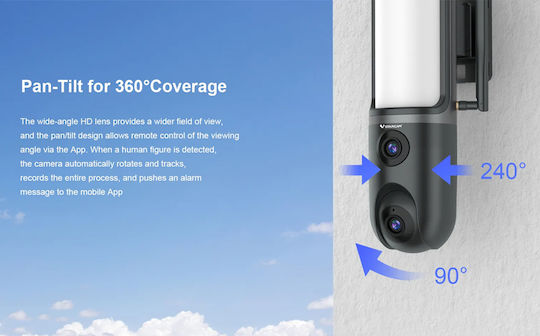 Vstarcam FC4 IP Surveillance Camera Wi-Fi Full HD+ 3MP Waterproof with Two-Way Communication and Lens 4mm