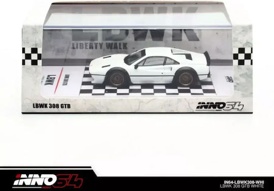 Macheta Auto Ferrari Lbwk 308 Gtb Alb 1:64 Inno64