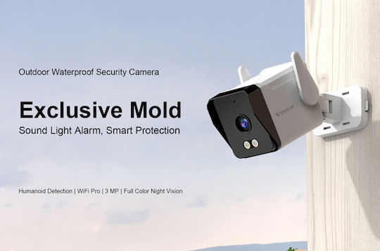 Vstarcam TS3 IP Surveillance Camera Wi-Fi Full HD+ 3MP Waterproof with Two-Way Communication and Lens 4mm