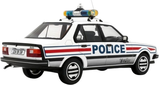 Machetă Mașină Renault 18 Turbo Police Nationale 1982 1:18 Otto
