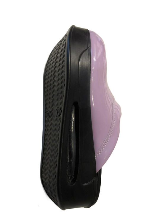 TerlikSabo Air Max Γυναικεία Δερμάτινα Ανατομικά Σαμπό Bright Lilac