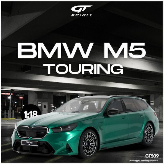 Machetă Mașină Bmw M5 Touring Isle Man Verde 2024 1:18 Gt Spirit Gt509