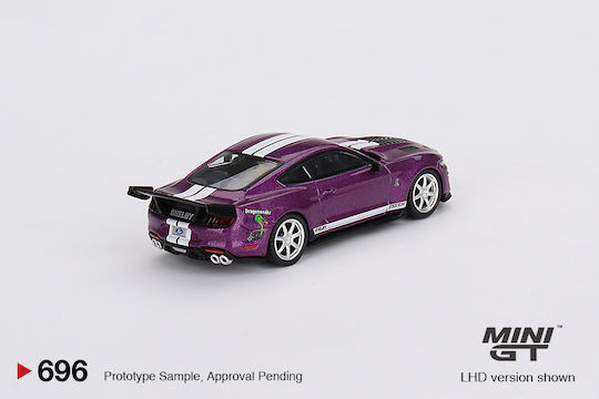Machetă Mașină Ford Shelby GT500 Dragon Snake Concept Violet 2023 Scara 1:64 Mini GT MGT696
