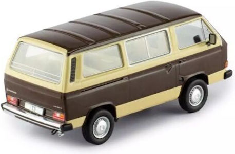 Макет Автомобил VW Volkswagen T3 Caravelle Кафяв 1:43 Ixo