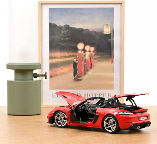 Macheta Auto Porsche 718 Spyder Rs 2023 Rosu 1:18 Norev