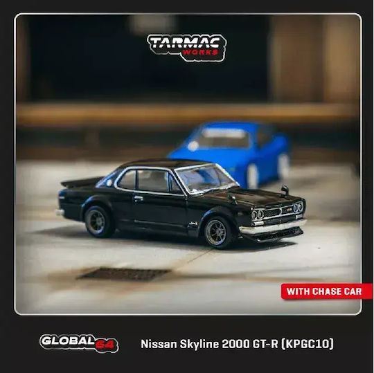 Nissan Skyline 2000 Gt-r Kpgc10 Modellauto Schwarz Maßstab 1:64 Tarmac