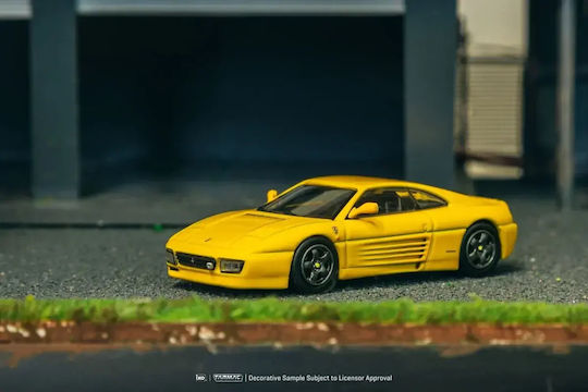 Macheta Auto Ferrari 348 Challenge Galben 1:64 Tarmac Works