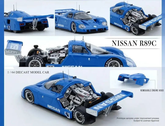 Machetă Mașină Nissan R89 Albastru Scara 1:64 Inno64