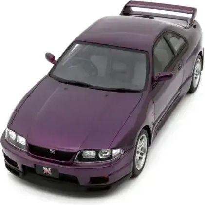 Machetă Mașină Nissan Skyline GT-R R33 V-Spec Midnight Purple 1995 1:18 Otto Models Ot1138