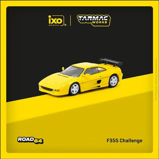 Macheta Auto Ferrari F355 Challenge Galben Tarmac Works 1:64