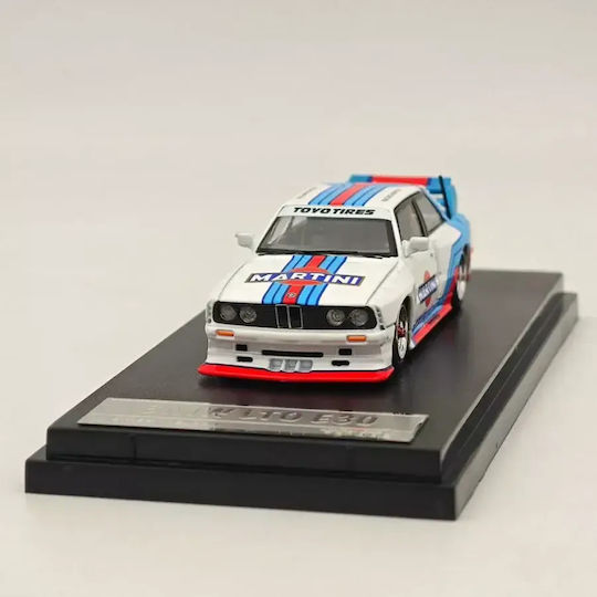 Macheta Auto Bmw E30 Martini Alb 1:64 Street Weapon
