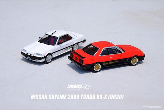 Моделна Фигура Автомобил Nissan Skyline 2000 Turbo Rs-x Dr30 Червен 1:64 Inno64