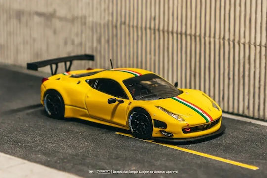 Макет Автомобил Ferrari 458 Italia GT3 Жълт Tarmac Works