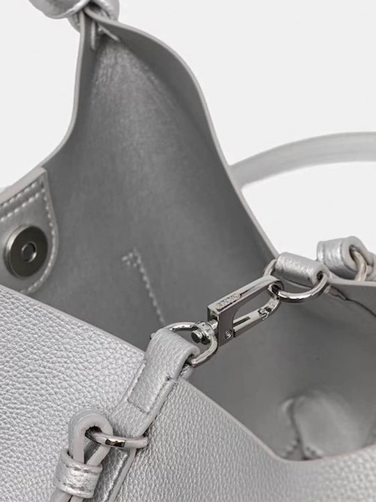 Paula Women's Bag Tote Handbag Silver