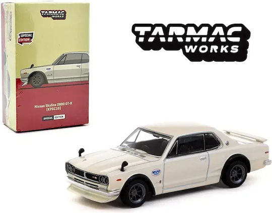 Моделна Фигура Автомобил Nissan Skyline 2000 GT-R Сребрист 1:64 Tarmac