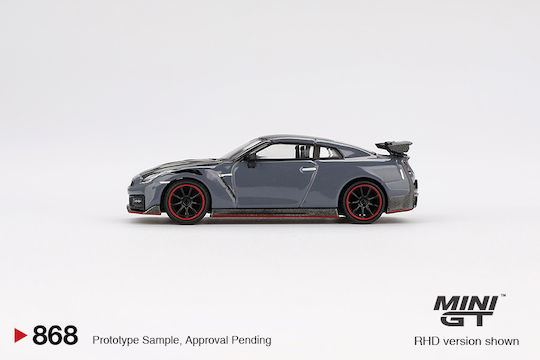 Machetă Mașină Nissan GT-R Nismo 2024 Nismo Stealth Gri Scara 1:64 Mini GT MGT00868-L